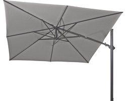 4-Seasons zweefparasol Siesta Premium 300 x 300 cm Charcoal