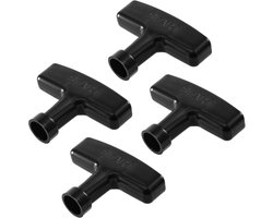 4 stks Trekkoord Handvat Vervanging Terugslag Starter Pull String Handvat Benzine Motor Starter Handgrepen Grip Touw Handgrepen voor Kleine Motor Generator, Kettingzaag, Trimmer Edger Bosmaaier