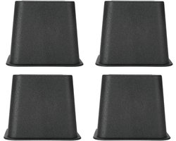 4 Stks/set 3 Meubelverhogers Verstelbaar Bed Stoel Riser Brede Voeten Lift Stands Langdurige Pp Stof Deze Armaturen Raiser Craft 4pack 12 * 12 * 10cm Grote LengteRiser de Schaal