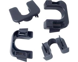4 Stuks Achterdrager Clip Bevestigingsbeugels voor Ford en Peugeot - Geschikt voor Diverse Modellen, Duurzaam en Betrouwbaar