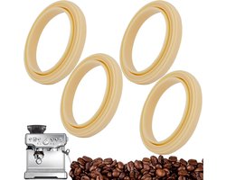 4 stuks afdichting voor koffiezetapparaat ring voor Sage The Barista Express BES875UK SES875BKS SES875BTR2GUK1 espressomachine 878/870/860/840/810/500/450 Sage 500/870/875/880/8111 0/878 0 ca