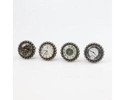 4 Stuks Meubelknop - Klokken - 4.2*3.5 cm - Meubel Handgreep - Kledingkast, Deurknop, Ladeknop, Keukenkast