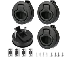 4 stuks push pull meubelslot voor camper, boot, caravan - vergrendeling voor kasten en lades