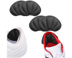 4 stuks - Sportschoen hakstickers - Anti-wrijving hakstickers voor heren- en damesschoenen - Zelfklevende schoenvoering - Schaal damesschoen hakstickers - Hielgripper - Voorkomt dat de hielen wegglijden - Zelfklevende hielpads van mesh