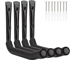4 stuks Stalen Garage Haken 40 cm - Opslag Haken voor de muur - Banden Rekken - Muurbevestiging Hangers - Wielrek kan tot 45 kg dragen (40 cm x 27 cm)