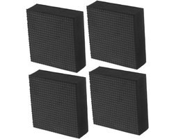 4 Stuks Vierkante Plantenpotmatten Drainagematten Voor Bonsaipotten Ademende Bodemmatten Voor Bloempotten Rubberen Schudmatten En Waterabsorberende Tuinaccessoires