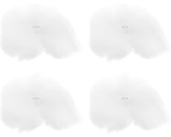 4 stuks wolkendeken - pluizen - slaapkamer - kinderkamer - wolkenlicht - wollig - zwevende wolken - wit - 3D-hanglamp - bruiloft