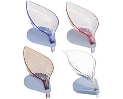 4 Stuks Zeepdish - Zeep Dish Drainer voor Keuken - Douche - Badkamer - 4 Stuks