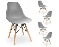 4 x EVA stoel grijs (ikeabox)