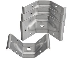 4 x tafelpootbeslag 60 x 100 mm verbindingen van frames en tafelpoten