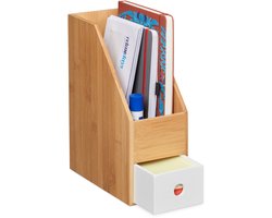 4 x tijdschriftencassette - tijdschriftenhouder met lade - bureau organizer