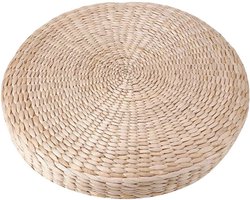 40 cm Ronde Pouf Tatami Kussen - Zachte Vloerkussen voor Meditatie en Yoga, Ideaal voor Ontspanning en Comfort