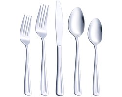 40-delige bestekset - roestvrij staal - geschikt voor 8 personen