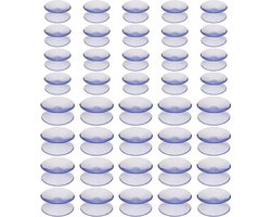 40-delige transparante PVC zuignappen set voor raam, tafel, spiegel en aquarium