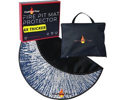 40 Inch Blauwe Brandmat voor Vuurplaats met Warmte-Isolatie en Vlambescherming