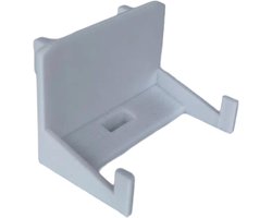 40 mm afstand kunststof muisshakenhouder voor Skadis pegboard - Bureau organisatie, ruimte optimalisatie en efficiënte accessoires