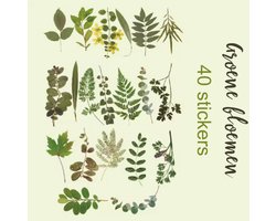 40 PET-stickers- Groene Bloemen en planten- Romantische stickers- Voor Scrapbook of Bullet Journal - Stickers voor Volwassenen - Agenda Stickers - Decoratie Stickers
