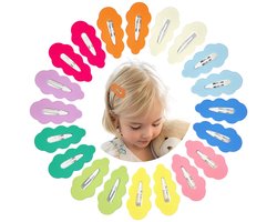 40 Stuks Haarknipjes voor Meisjes - Antislip Snap Clips - 5.5cm - Baby, Peuter & Kind