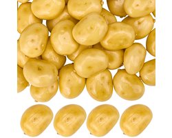 40 stuks kunstmatige groenten van schuim, simulatie van levensechte aardappelen, voedseldecoratieve bubbelaardappelen voor thuis, keuken, fotografie, model, feest, pub, decoratie, kast, ornament