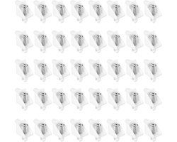 40 stuks voor IKEA planksteunpennen, plankhouderpennen compatibel met IKEA Pax KOMPLEMENT, kunststof keukenkast kledingplanken ondersteuning rekken haringen met schroeven geschikt voor 101558