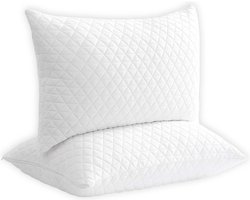 40 x 60 cm Geheugenvorm Kussens Met ritssluiting - Set van 2 - Cervicaal Orthopedisch