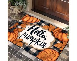 40 x 60 cm - Halloween vloermat, vlekbestendig kristalfluweel voor de badkamer, absorberende en antislip deurmat, Halloween tapijt