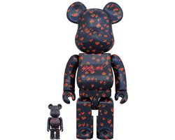 400% & 100% Bearbrick set - Muveil (Strawberry)