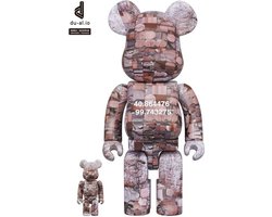 400% & 100% Bearbrick set - Nebraska Overview (Benjamin Grant)