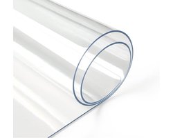 40×60 cm - 1,5 mm - Transparant PVC-tafelkleed - Transparante zachte glazen tafelmat - Tafelmat - Geschikt voor kantoor, kaptafel, nachtkastje, computertafel en bureau - Waterdicht, oliebestendig, vlekbestendig