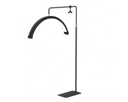 40W Professionele Schoonheidslamp 24 Inch - Vloerlamp met Afstandsbediening voor Tatoeage en Huidverzorging-Zwart