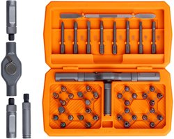 42 in 1 Magneet Multibit Ratel Schroevendraaier Set met Opbergetui - Universele Reparatie Tool voor Computer, Bril, Fiets, Horloge, Meubels en DIY