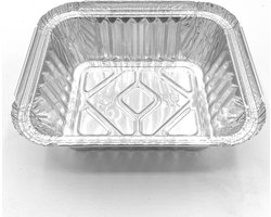 450 l | 450 cc | Aluminium Bakjes Wegwerp met deksel 200 stuks! | Aluminium bakjes wegwerp | Prep meal | Aluminium Schaal | Horeca | Restaurant | Barbecue | Kapsalon | Aluminium wegwerp bakjes | Aluminium bakjes