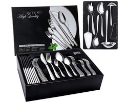 48-delige bestekset - roestvrij staal - geschenkdoos