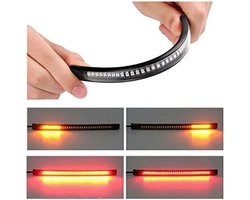 48 LED-remlichten, geschikt voor motorfietsen, auto's, fietsen, richtingaanwijzers, lichtstrips, 12V