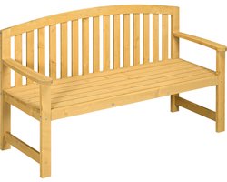 4goodz 2-zits Houten Tuinbank - tot 240 kg belasting 140x50x85 cm