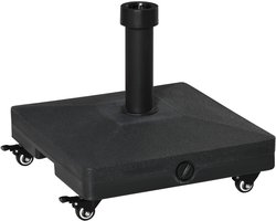 4goodz® 20 kg Vulbare Parasolvoet met Wielen - 38/48mm