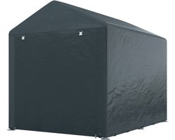 4goodz Kunststof Opslagtent Waterdicht - 218x160x172 cm - Donkergrijs