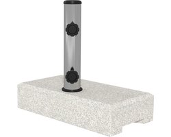 4goodz Parasolvoet Muurparasol 25 kg Graniet - Ø32/38/48 mm - 23x45x40 cm
