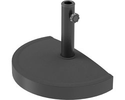 4goodz Parasolvoet van Beton 9 kg Halfrond - voor Parasolstokken 34/38/48mm