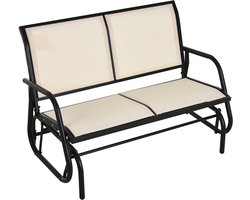 4goodz Tuinbank Schommelbank 2-Zits - max. 200 kg - Beige