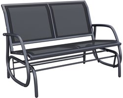 4goodz Tuinbank Schommelbank 3-Zits - max. 300 kg - Zwart