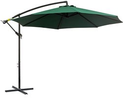 4goodz Zweefparasol Ø3 mtr met Draaimechanisme - Groen