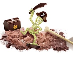 4M Kidzlabs: OPGRAAFKIT LICHTGEVENDE PIRAAT 7,5cm, doos 16,7x21,5x5,8cm, 5+