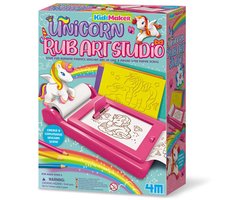 4M Knutselen - Eenhoorn Kunst Studio - Creatief Speelgoed - 8 Sjablonen - KidzMaker Art Kit - 5 Jaar