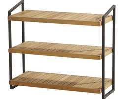 4SO Rack low tuinkast 94x80 cm - teak