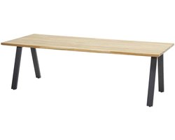 4SO - Taste Ambassador Diningtafel Teak Antracite 240 x 100 cm
