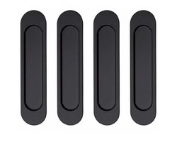 4stuks - Door Handle - Schuifdeurklink - Zonder Boren - Deurgreep zwar - Zelfklevende handgreep -Geschikt Voor deurraam lade kast koelkast - Schuifdeurgreep - Handgreep Voor Kledingkast - badkamer - slaapkamer