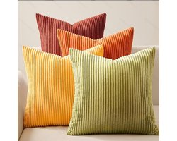 4stuks - kussenslopen - kussenhoesjes - kussensloop - kussenslopen - kussensloop satijn - Kusseninzet niet inbegrepen -voor banken, slaapkamers, woonkamers, balkons, kinderkamers - 45x45 cm