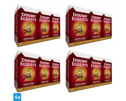 4x Douwe Egberts Aroma Rood Grove Maling (6x 500gr)