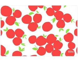 4x Lola Placemat Pump up the Jam Orange - 30x45cm - onderlegger - tafeldecoratie -tafel dekken